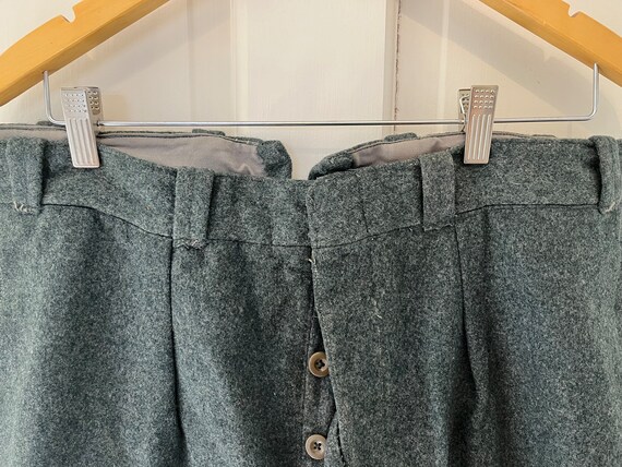 WWII Swiss Military Wool Pants - image 3