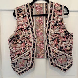 Autumn Quilted Vest- Ladies Vintage