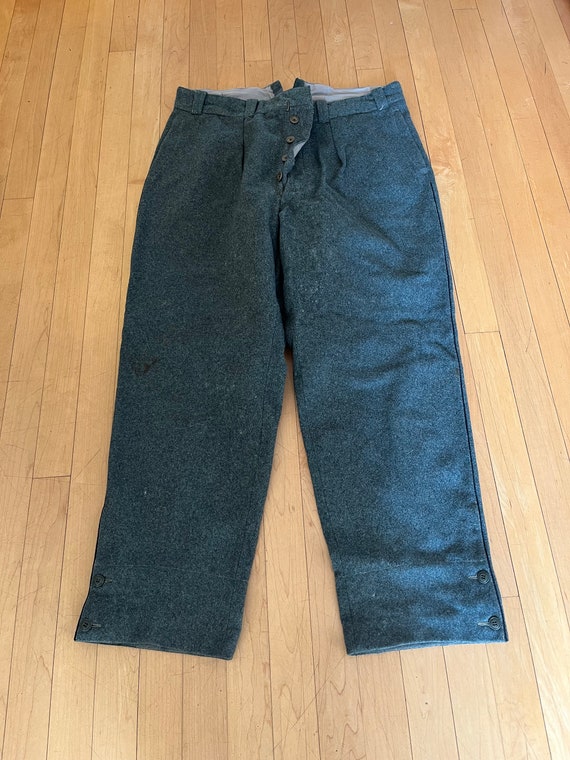 WWII Swiss Military Wool Pants - image 9