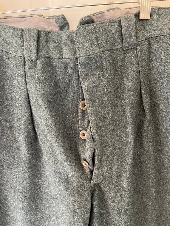 WWII Swiss Military Wool Pants - image 2