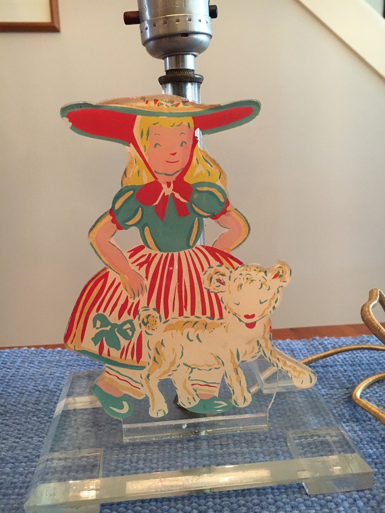 1930s Little Bo Peep Nursery Lamp rare | Etsy