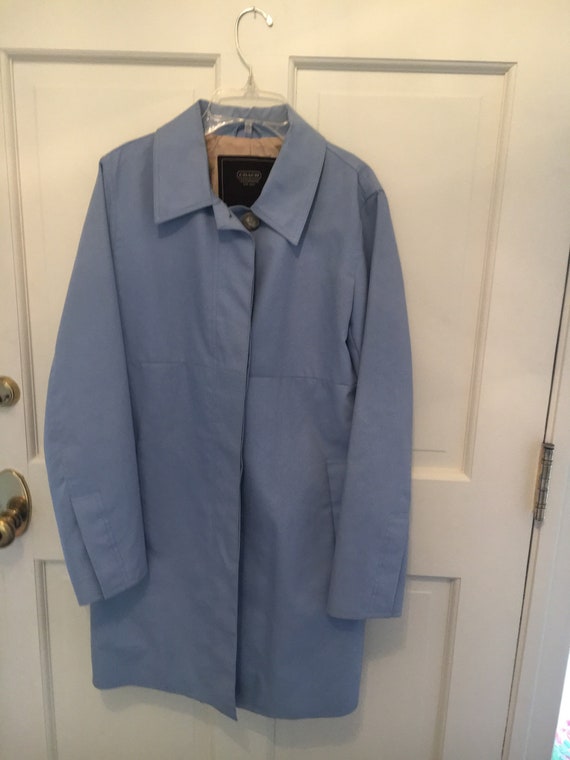 Vintage Beautiful Coach Coat- Women’s Light Blue-
