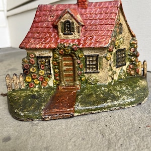 Antique Cottage Cast Iron Doorstop