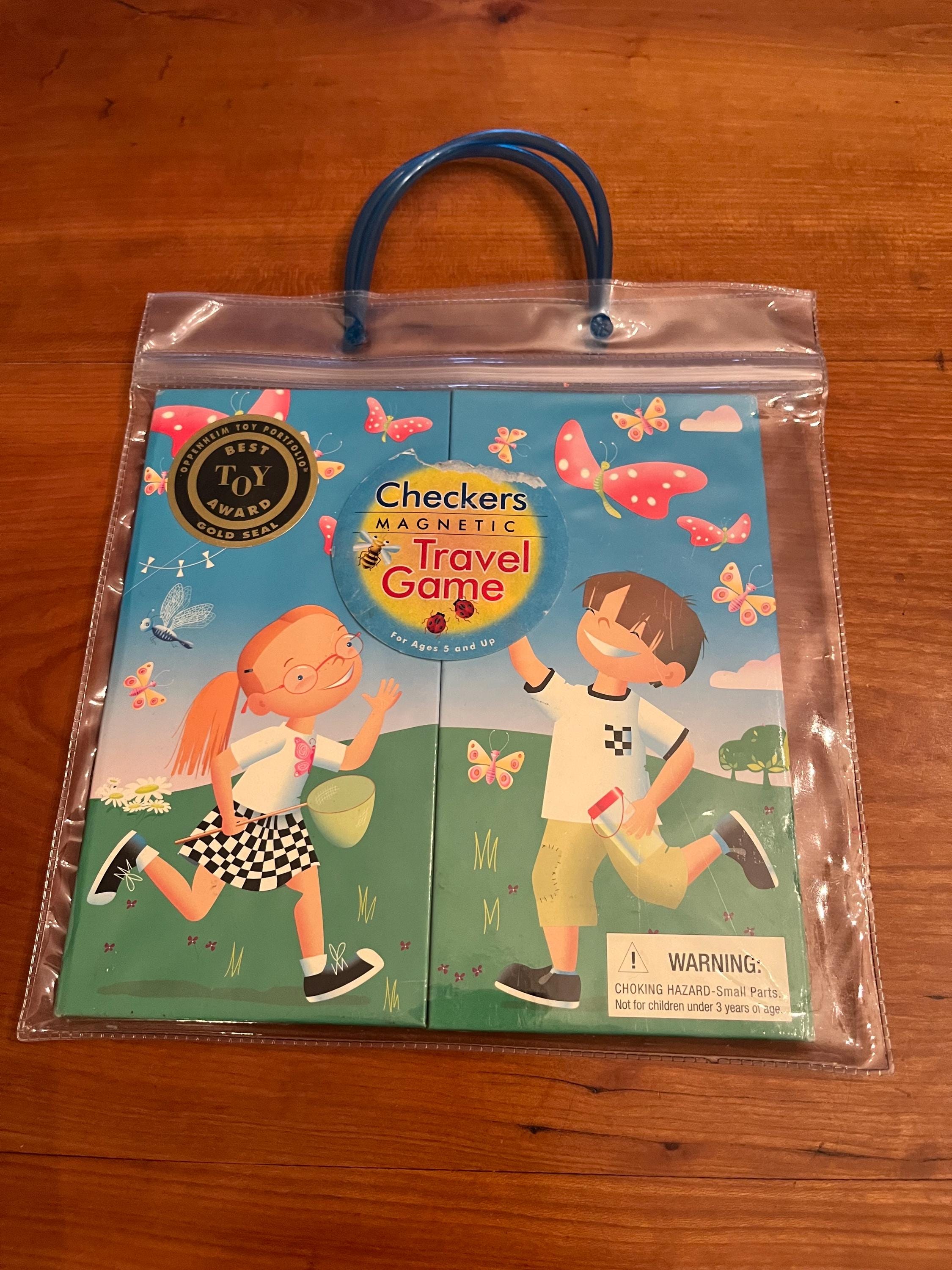 Checker Magnetic Game for young kids