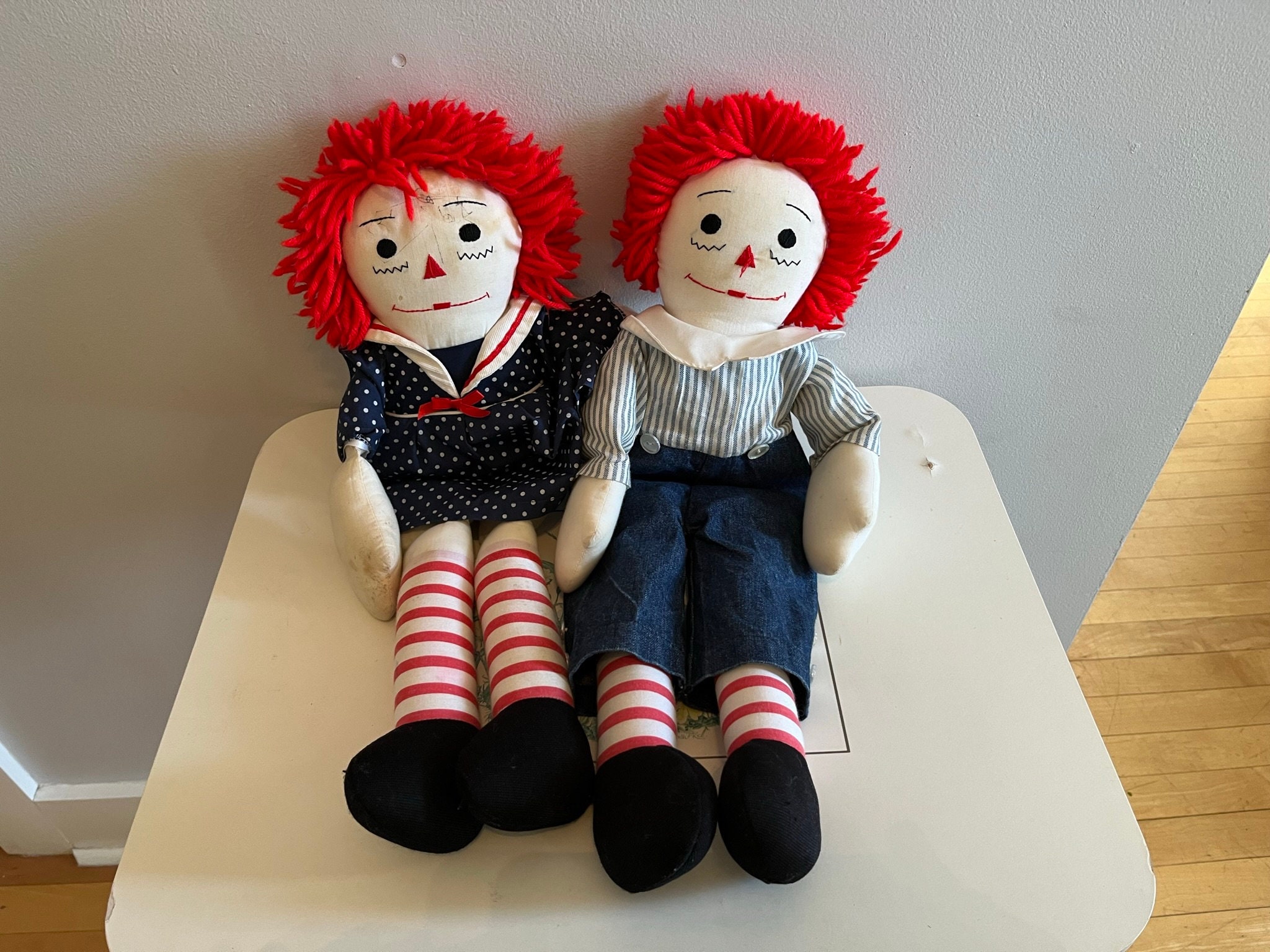 Raggedy Ann and Andy Dolls 20” Tall - Etsy