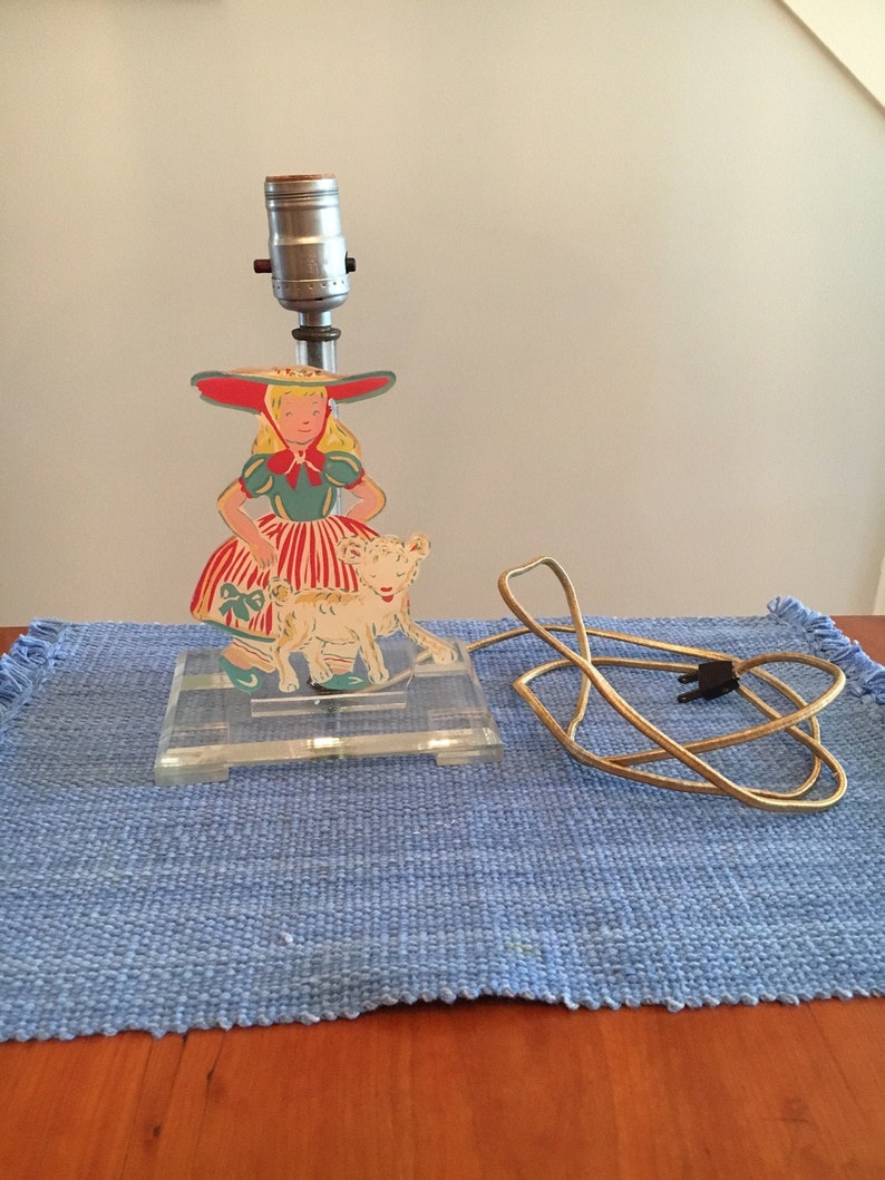 1930s Little Bo Peep Nursery Lamp Rare | Etsy