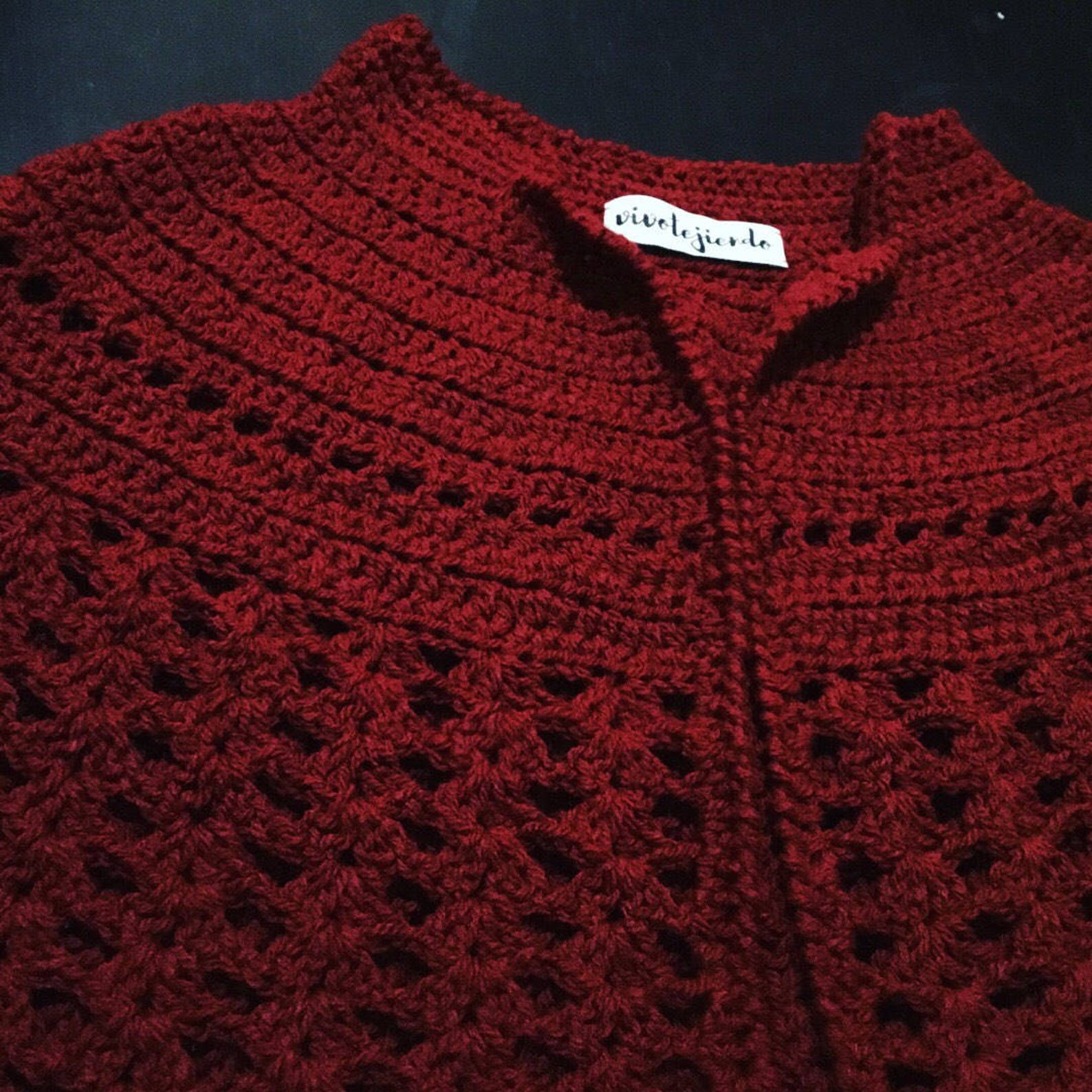 Toquilla de lana Etsy