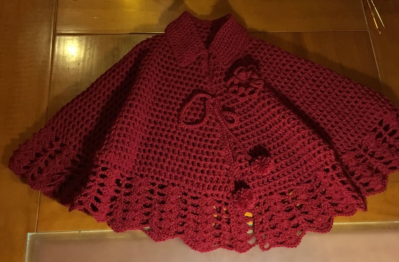 Toquilla de lana para las abuelas Etsy