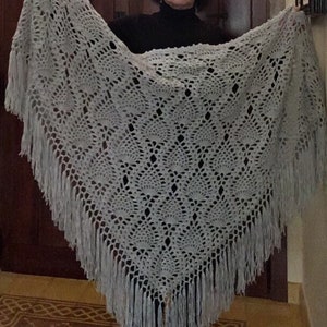 Großformatiger Wollschal für Flamenco-Kostüm, für Wallfahrten und Rocio