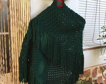 Wool shawl made for flamenco dresses