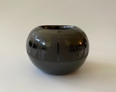 Marvin and Frances Martinez San Ildefonzo Feather Kiva Steps Blackware Jar