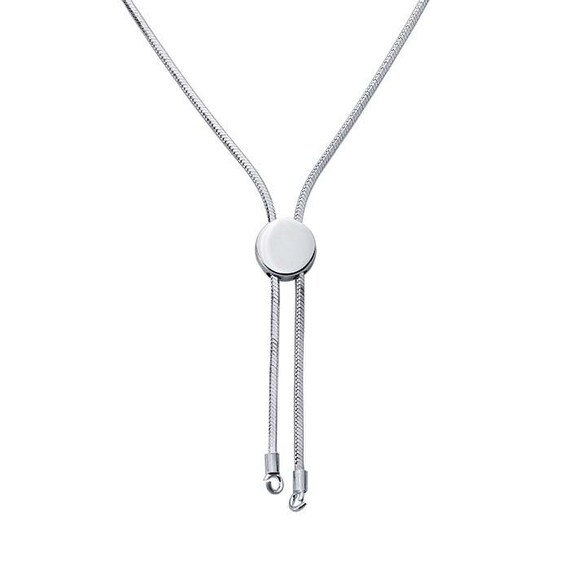 Sterling Silver Adjustable Slide Snake Chains Sterling Silver Adjustable Slide Snake Chains