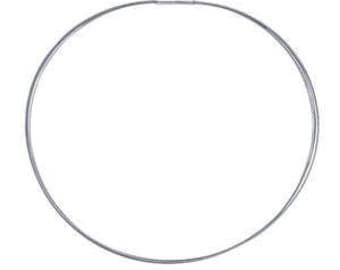 Stainless steel multi-strand cable wire neck ring necklace- available in 5-, 7-, and 10-strand and 16&quot; or 18&quot; length