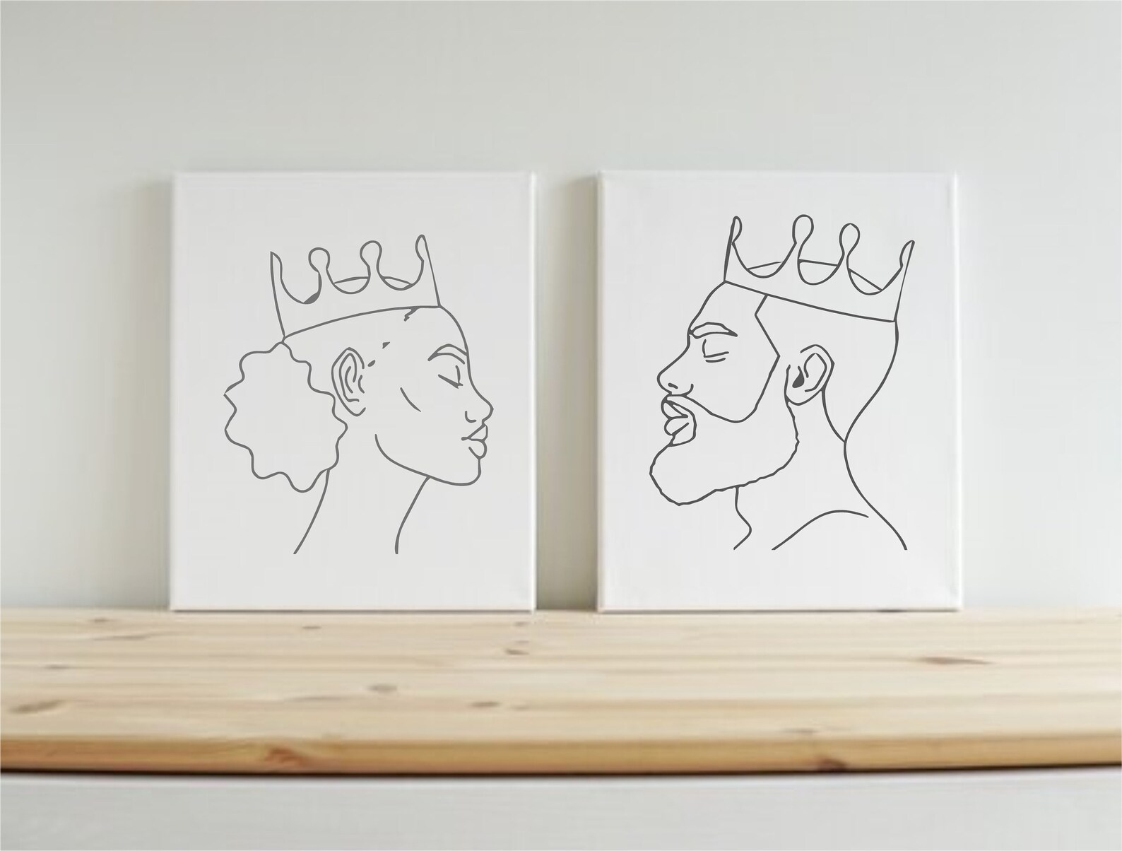 Sip and Paint King and Queen Kit/box Etsy