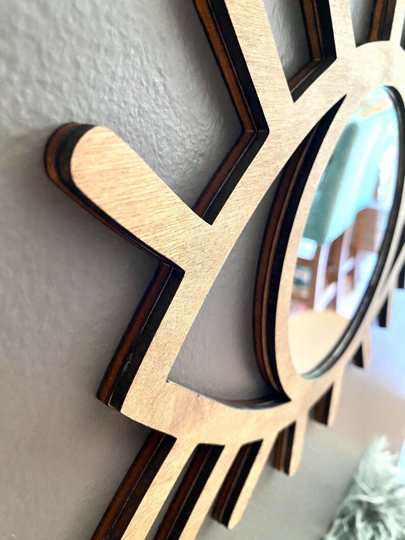 Boho Mirror Boho Eye Mirror Boho Wall Decor Boho Wall Etsy