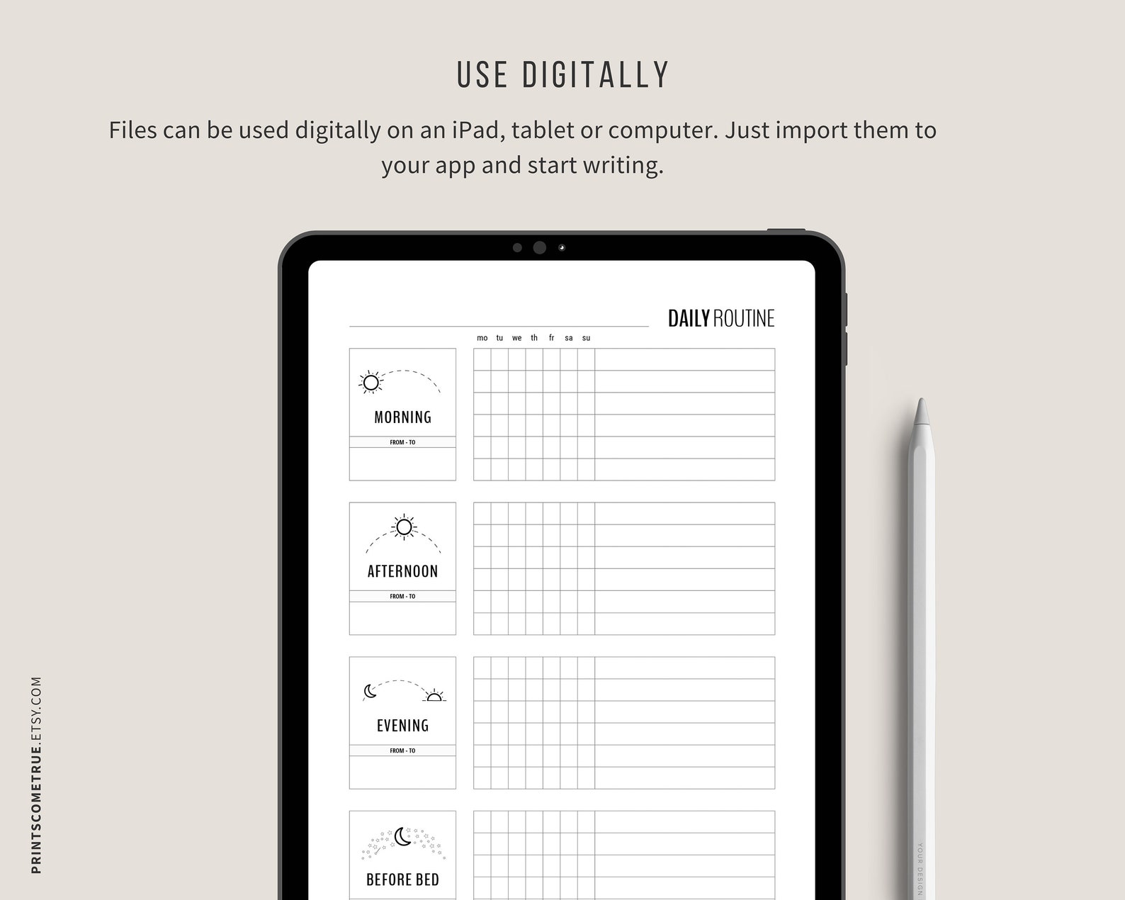 Daily Routine Planner Printable Flylady Morning Routine - Etsy Denmark