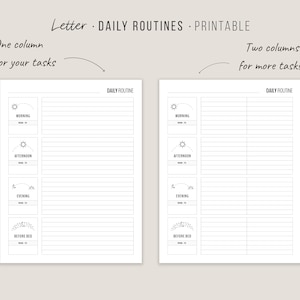 Daily Routine Checklist for Flylady Control Journal | Morning Evening ...