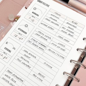 Daily Routine Planner Printable Flylady Morning Routine - Etsy