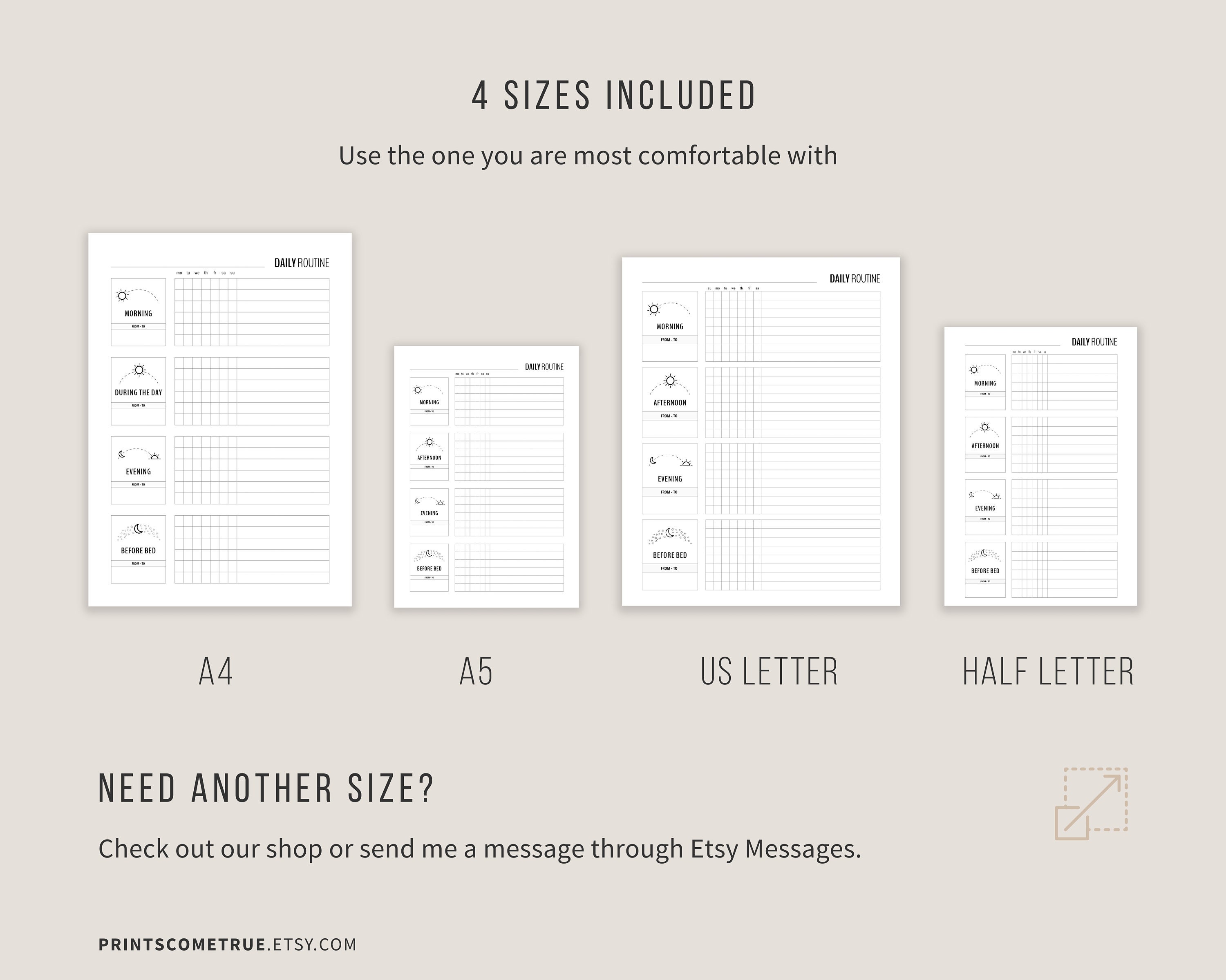 Daily Routine Planner Printable Flylady Morning Routine - Etsy