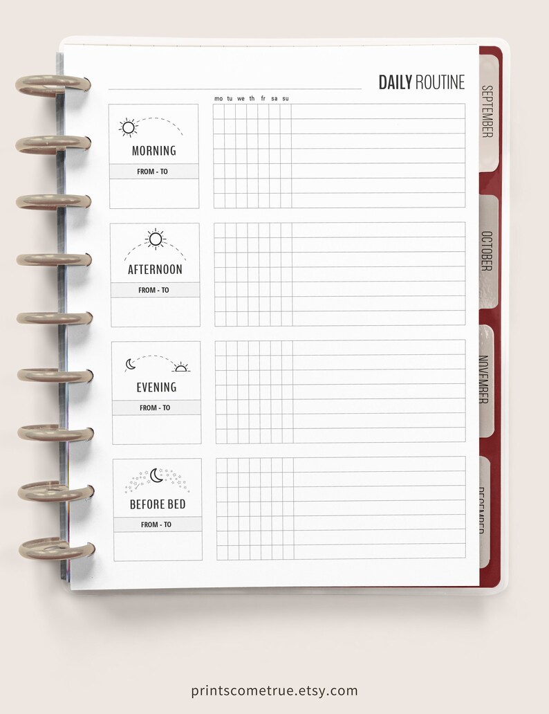 Morning Routine for Flylady Cleaning Method and Control Journal Classic ...
