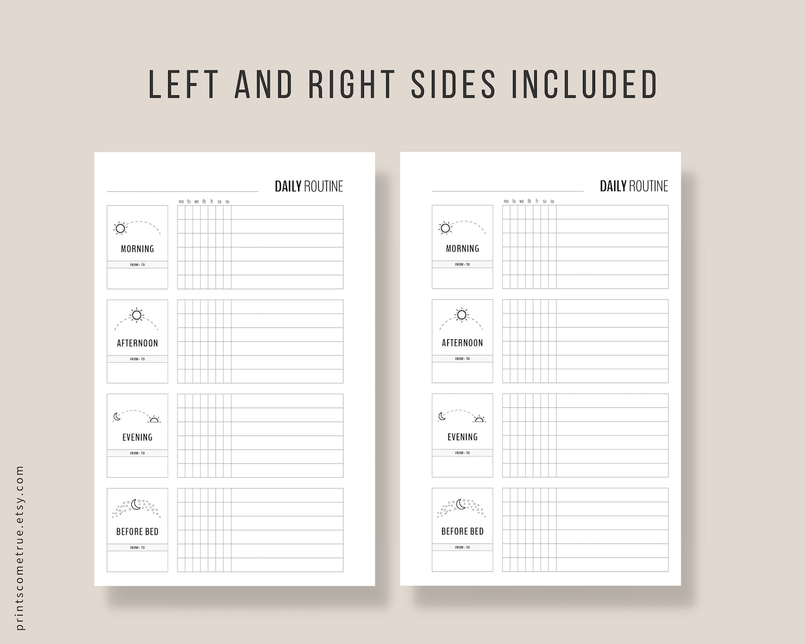 Daily Routine Planner Printable, Flylady Morning Routine Checklist ...