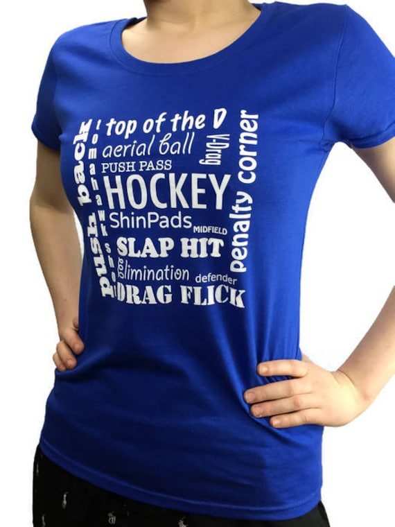 Hockey t-shirt cadeau voor vrouwen meisjes jeugd kind - Etsy Nederland