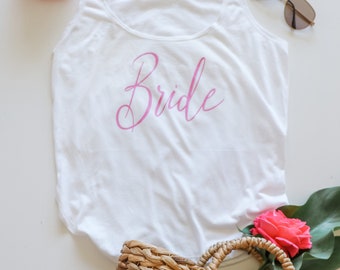 Braut & Brautjungfer Damen Tank Tops - Braut Party Tanks - Hochzeit Tanks - Bachelorette Party Tanks - Braut Tank sein - Braut Shirts
