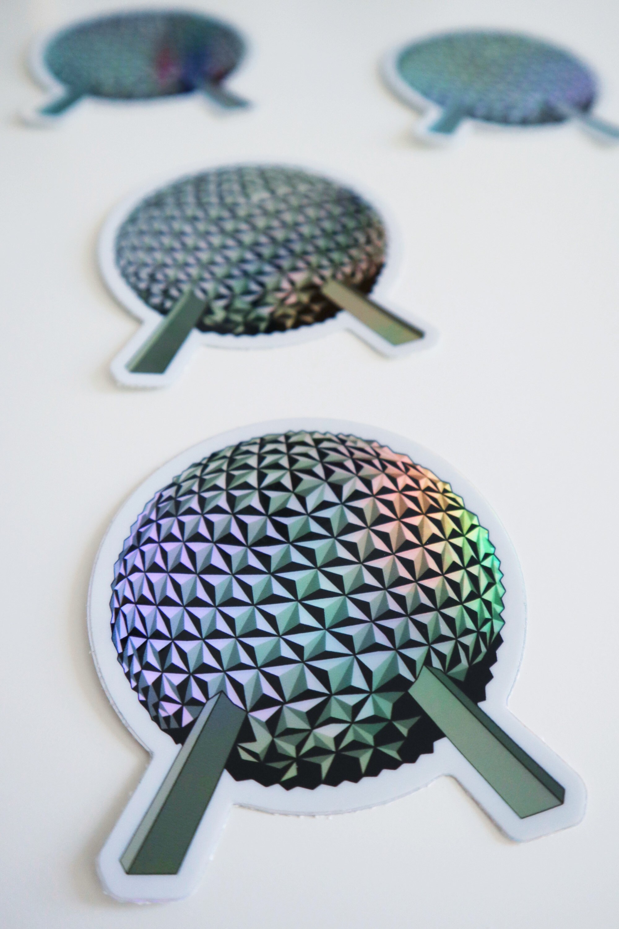 Spaceship Earth Epcot Ball Holographic Sticker - Etsy