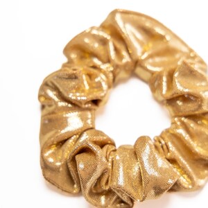 Glitter Party Scrunchies: Silver, Gold