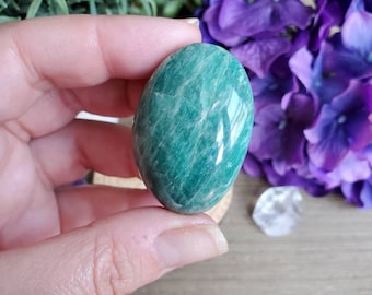 ブラック ムーンストーン スフィア #3、58 mm、スタンド付き、新月