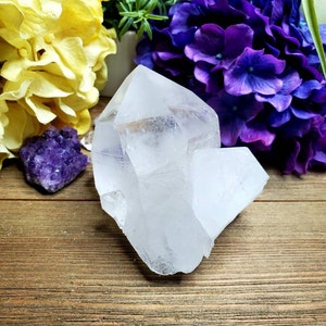 Large clear quartz, over 1 lb, extra quality, natural crystal sculpture, large, meditation crystals, healing crystals, organic, #A9