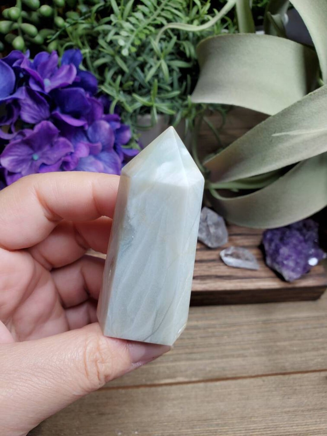 Sky Blue Quartz Tower Blue Crystals Crystal Generator Etsy