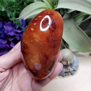 Carnelian freeform, 11.75oz, large, crystals, chakra stones, courage, red stone, altar decoration, meditation crystals, root chakra, 2 image 4