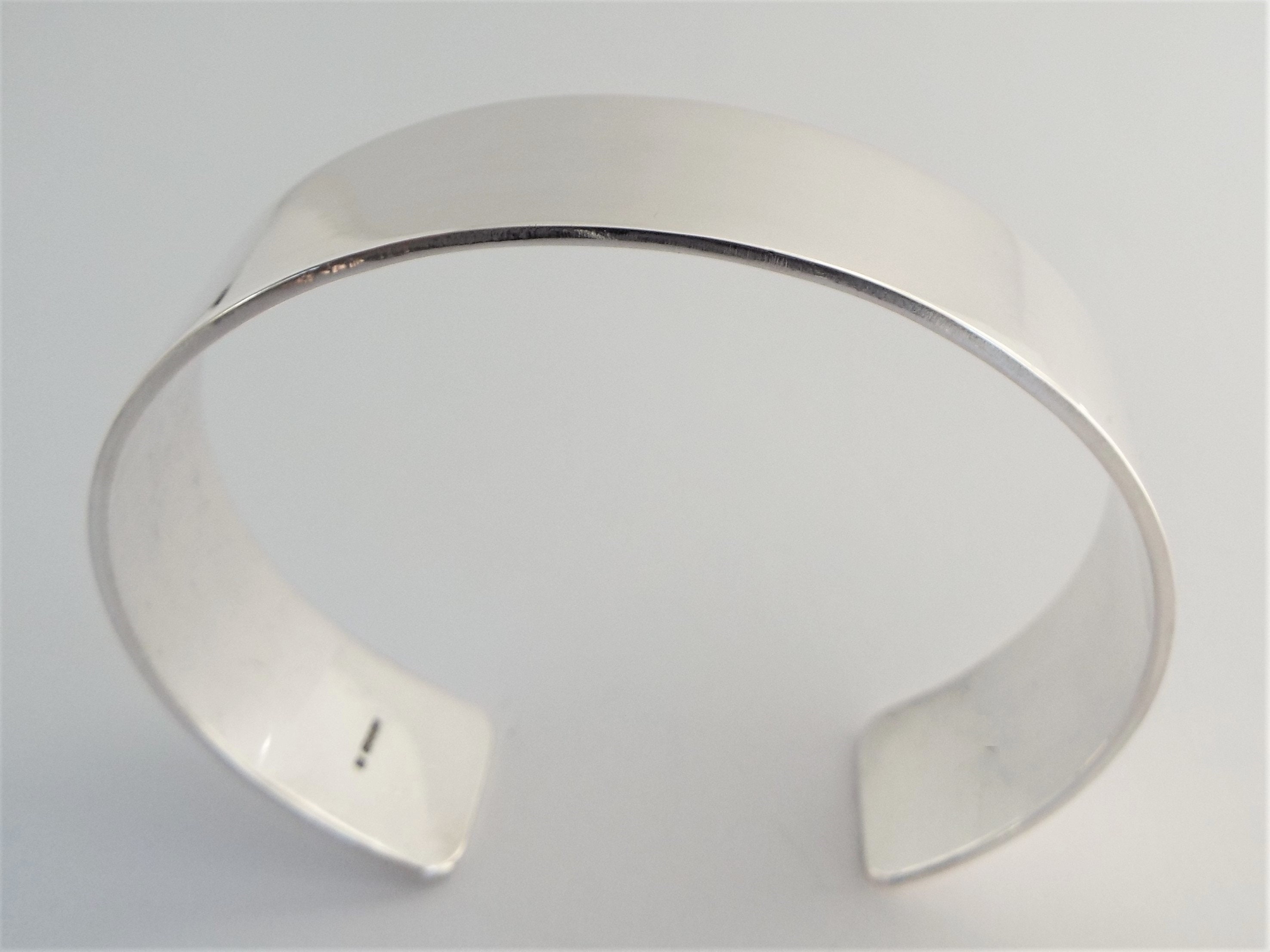 Silver Cuff Bracelet Custom Personalised Gift Sterling | Etsy UK