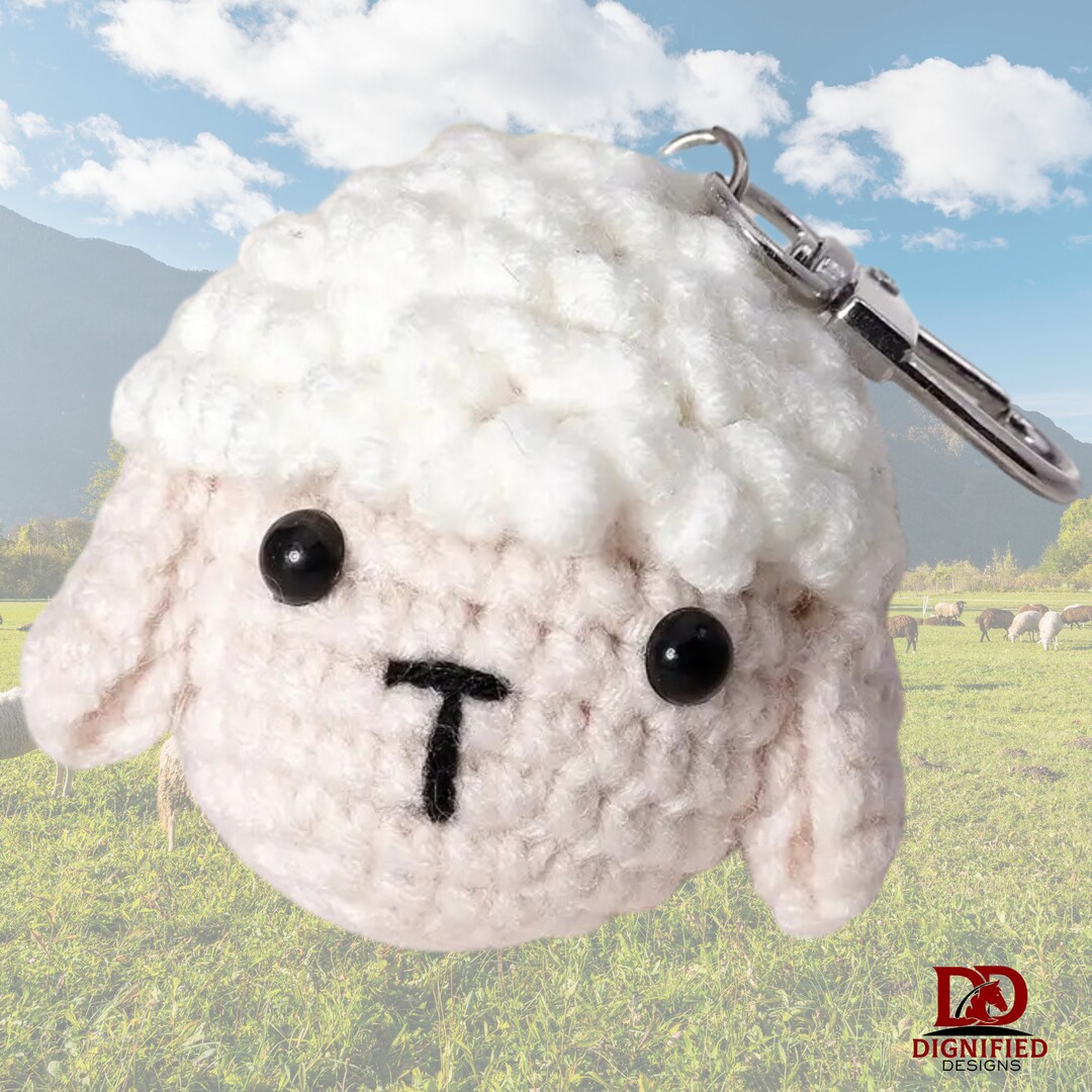 Cute Sheep Crochet Key Chain Show Lamb Supplies and Gifts Etsy