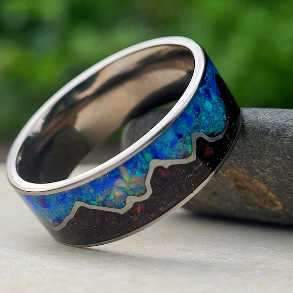 BestToHave Anello Da Uomo In Titanio Con Incisione 'I Love You' - Leggero E Resistente, Custodia Regalo Inclusa, Varie Misure - 3