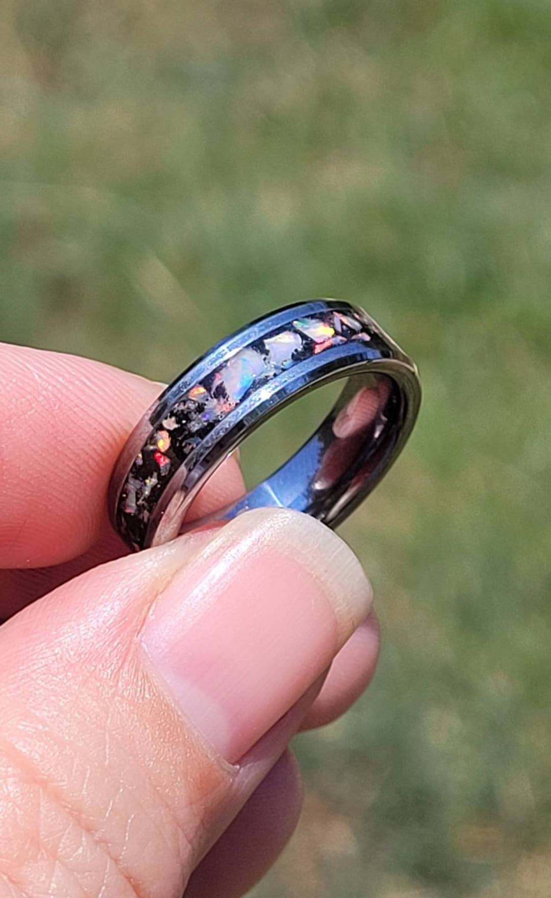 Unique Custom Anniversary Ring Made From the Dirt Where Your Most Precious  Memories Were Created