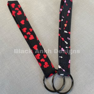 Wrist Strap - Valentine’s Day Hearts and Arrows