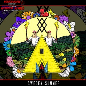 Midsommar Enamel Horror Pin