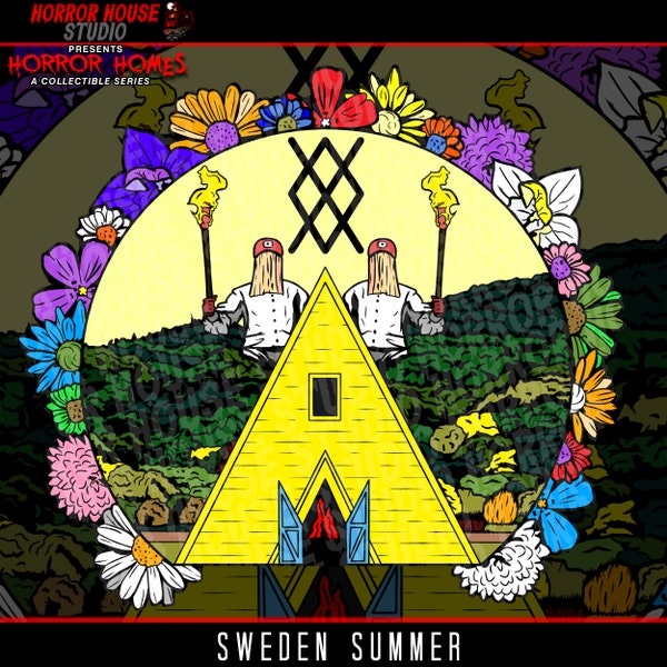 Midsommar Emaille Horror Pin