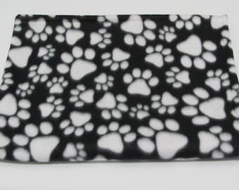 Pet Blanket Pad Paw Print, Dog Cat, 28&quot; x 18&quot;, Pet Stuffed Animal Doll Blanket, Child Gift
