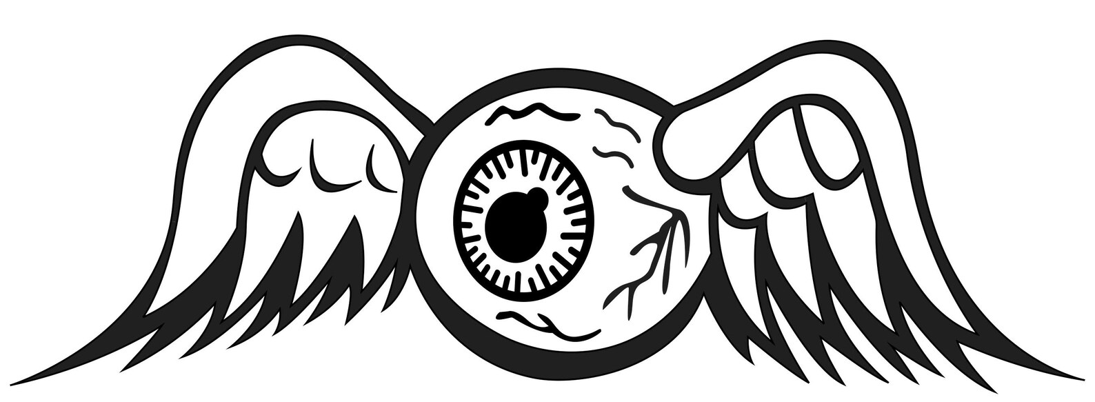 Flying Eye Vinyl Decal Etsy