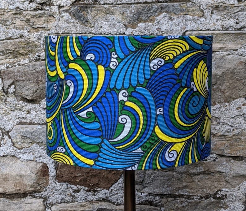 Retro Psychedelic Vintage Sixties, Psychedelic Lamp Shade Uk
