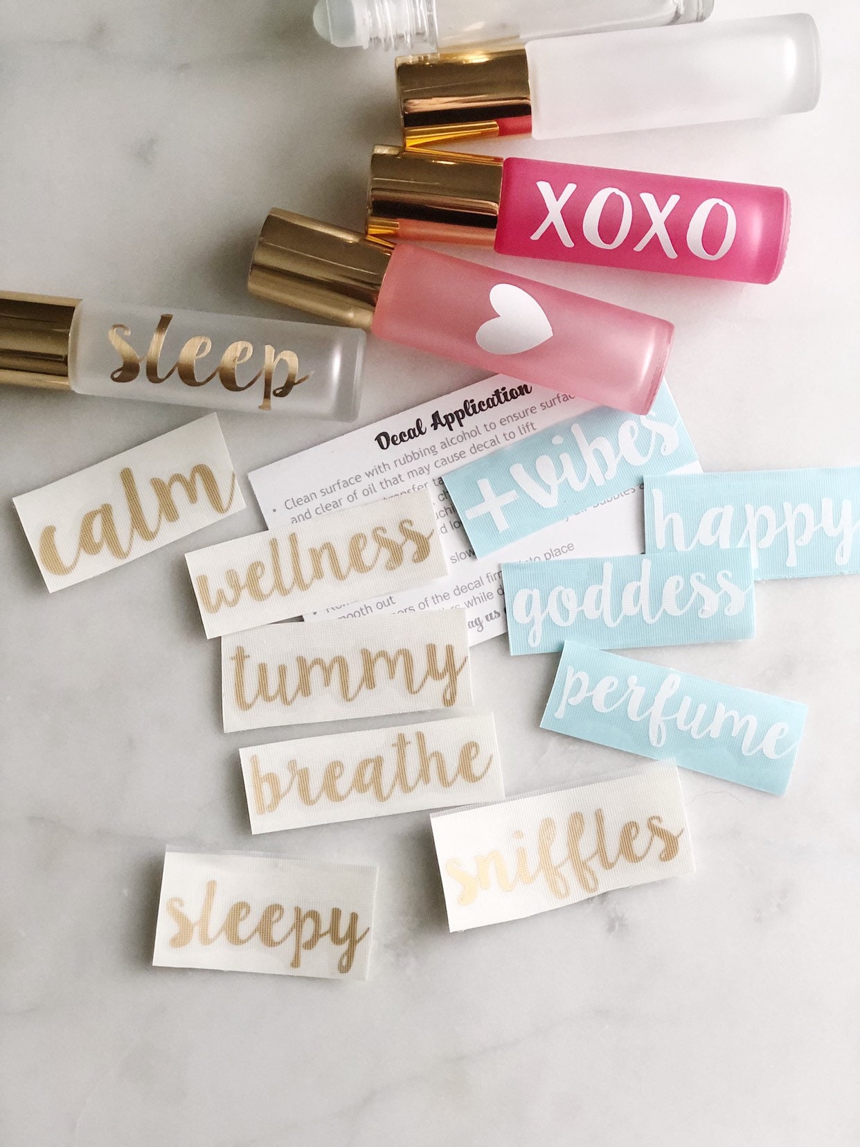 Custom Labels |  2” Size | Labels for 10ml Rollers or Spice Jars | Va…