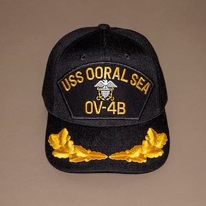 Spinal Tap Marty Di Bergi USS OORAL Sea OV-4B navy hat/cap