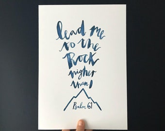 Psalm Mountain Print