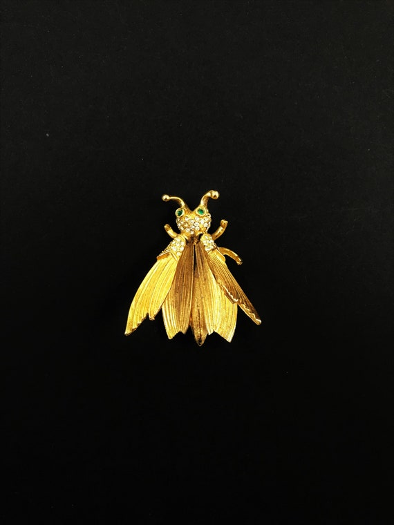 Hattie Carnegie Fly Brooch Bug Brooch Insect Jewle