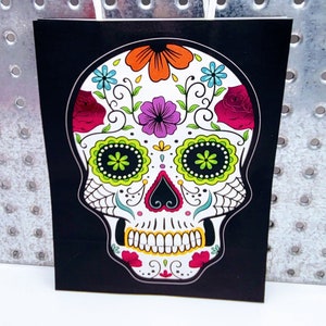 Day of the Dead Gift Bags Sugar Skull Skeleton Dia De Los Muertos Bones Guitar
