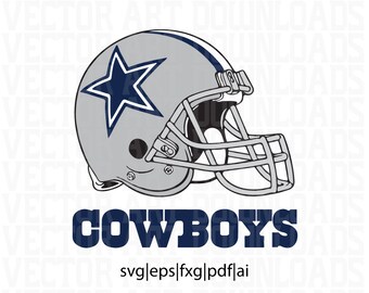 Dallas Cowboys Helmet and Logo 2 Pack Inspired Vector Art, svg dxf fxg eps pdf ai format download