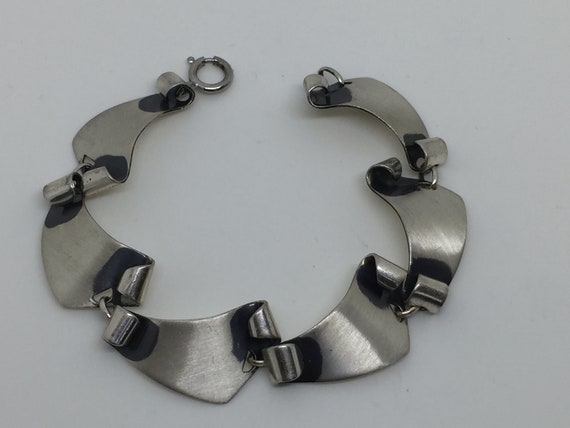 Mid Century Modern Felchcraft Sterling Bracelet